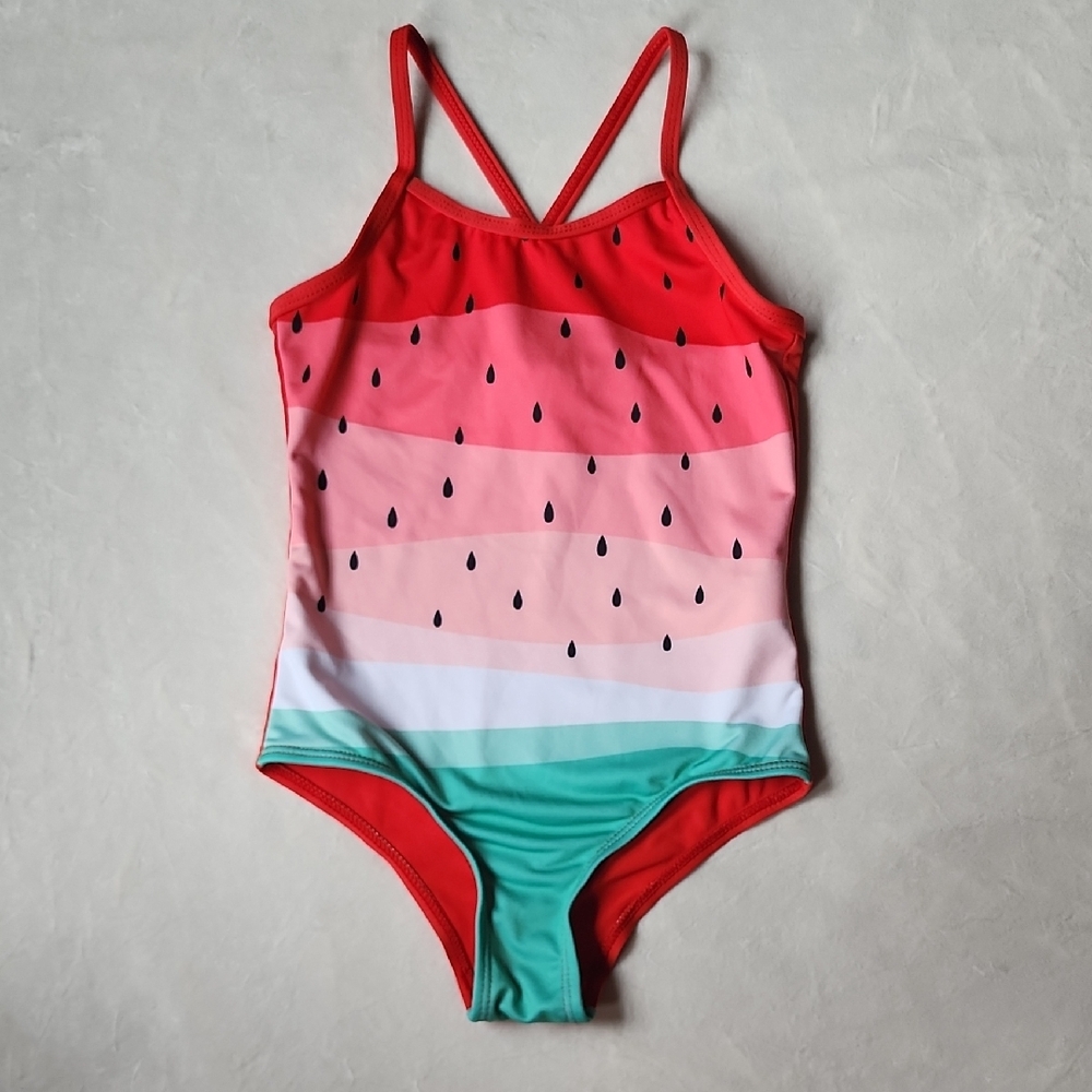 Pink Platinum Girls One Piece STRAWBERRY swimsuit